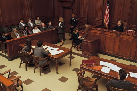Lawyer — A Courtroom Scene of Criminal Law in Visalia, CA