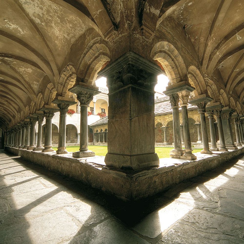 La collegiata e il chiostro di Sant’Orso ad Aosta