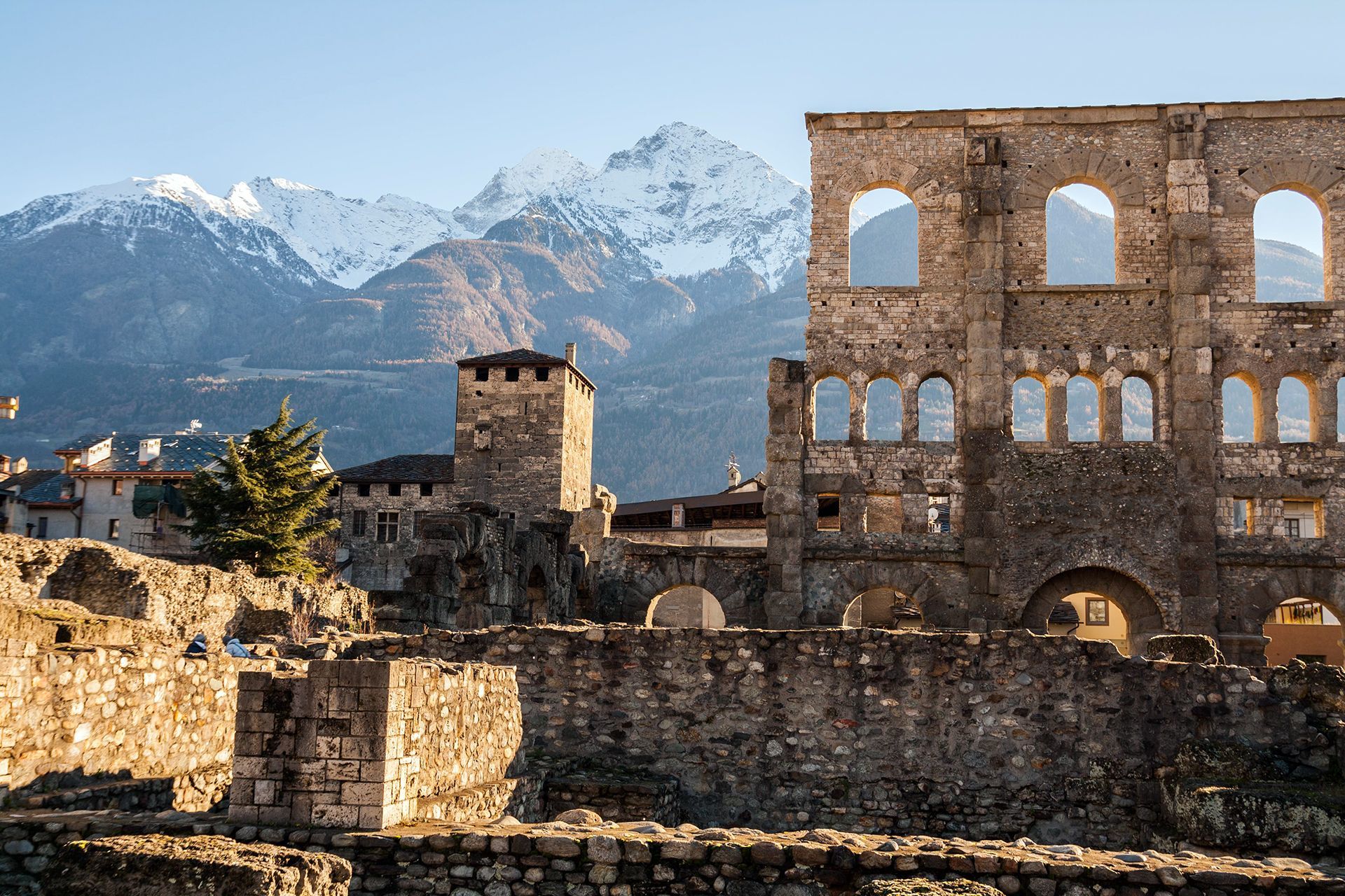anfiteatro romano ad aosta