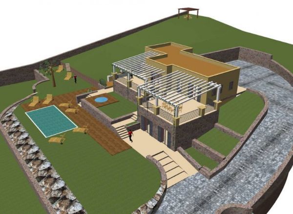 Progetto giardino terrazzato