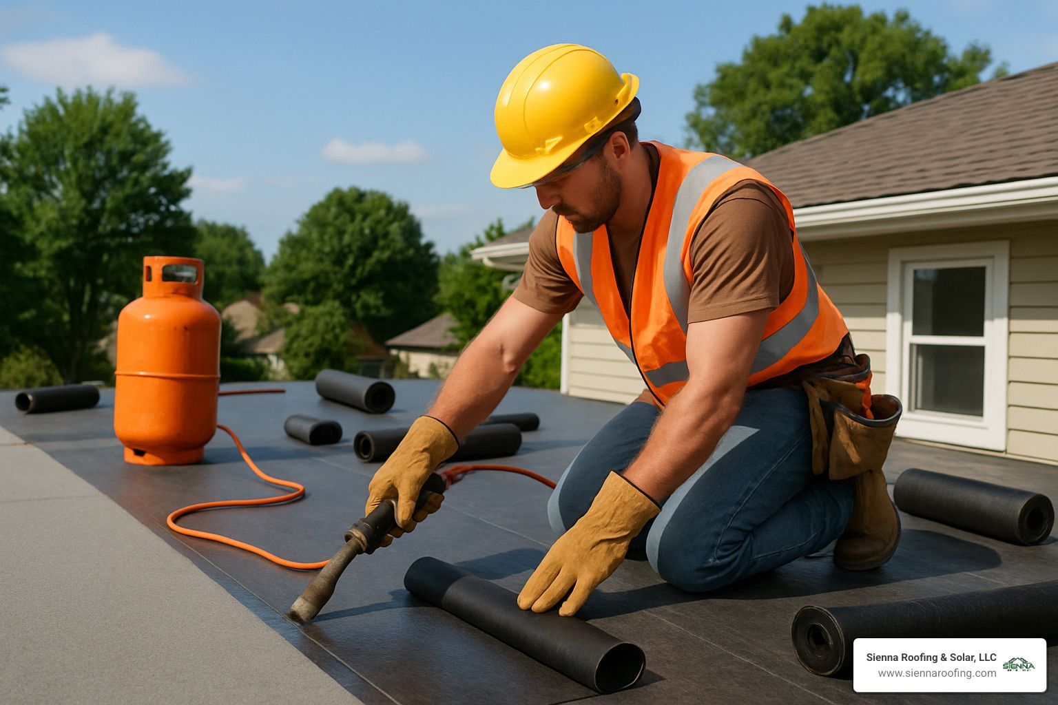 flat roof installation - flat roof installation