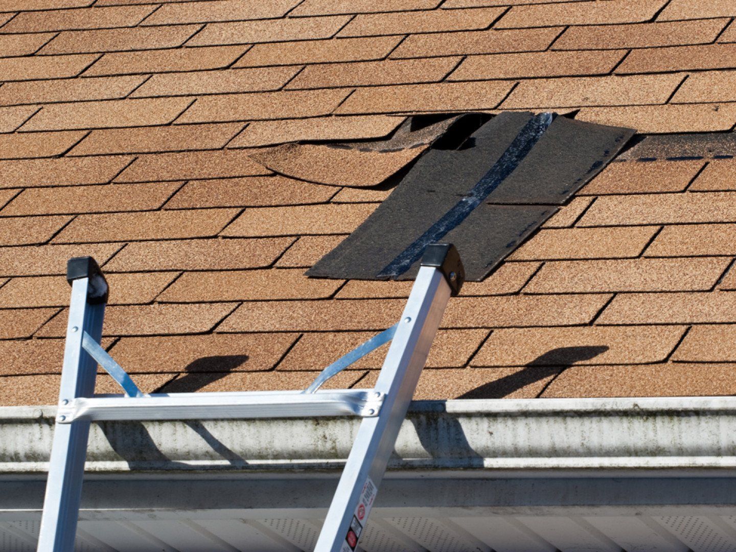 damaged roof shingles repair