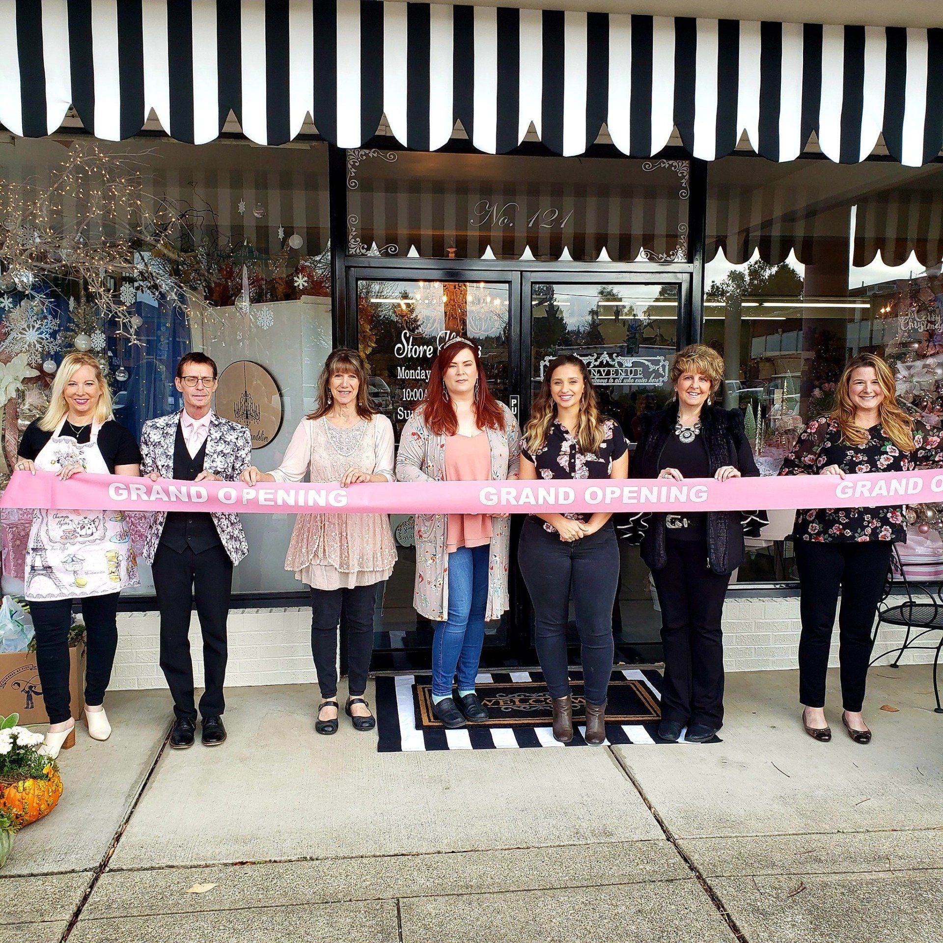 Grand Opening Picture — Puyallup, WA — The Pink Chandelier