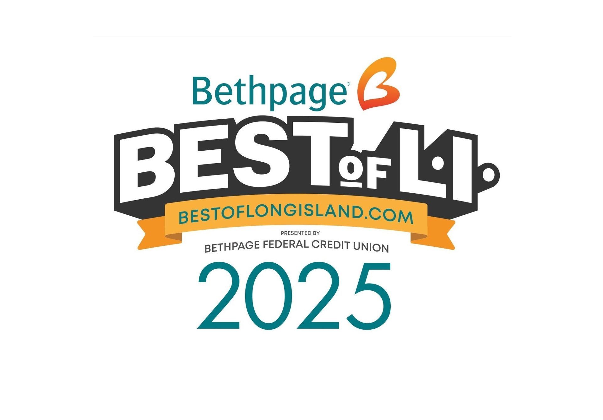 The logo for bethpage best of l 2024 is sponsored by the federal credit union.