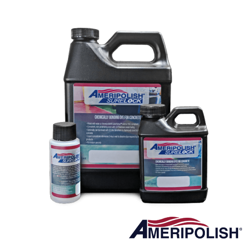 Three bottles of ameripolish are sitting next to each other on a white background.
