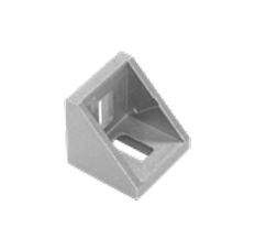 Montagehoek aluminium Alumes voor systeemprofielen in aluminium