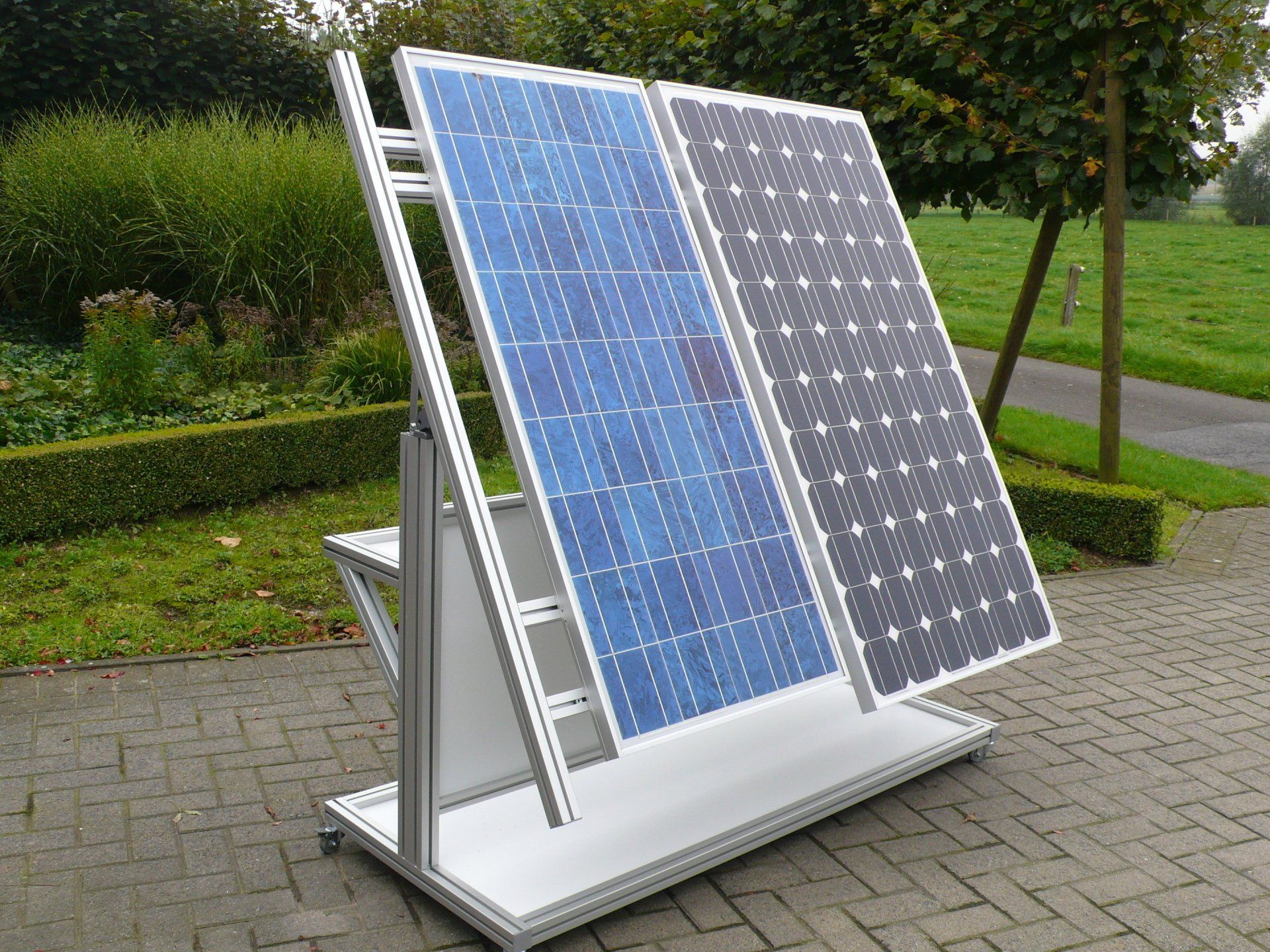 Aluminiumprofielen voor montage van zonnepanelen
