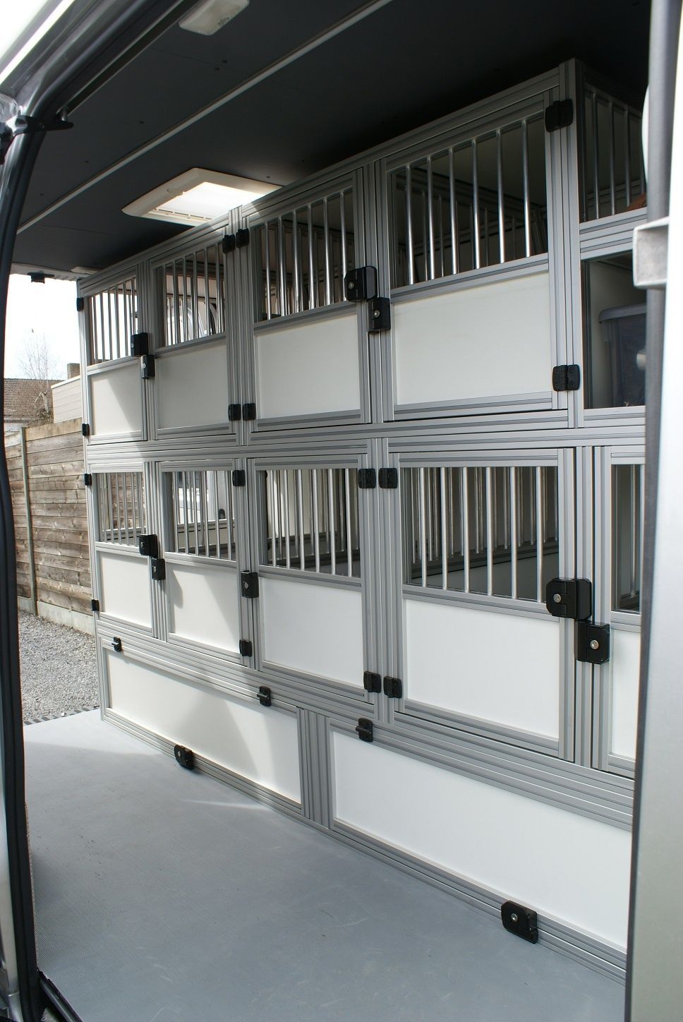 aluminium systeemprofielen Alumes Ledegem - Hondenbench