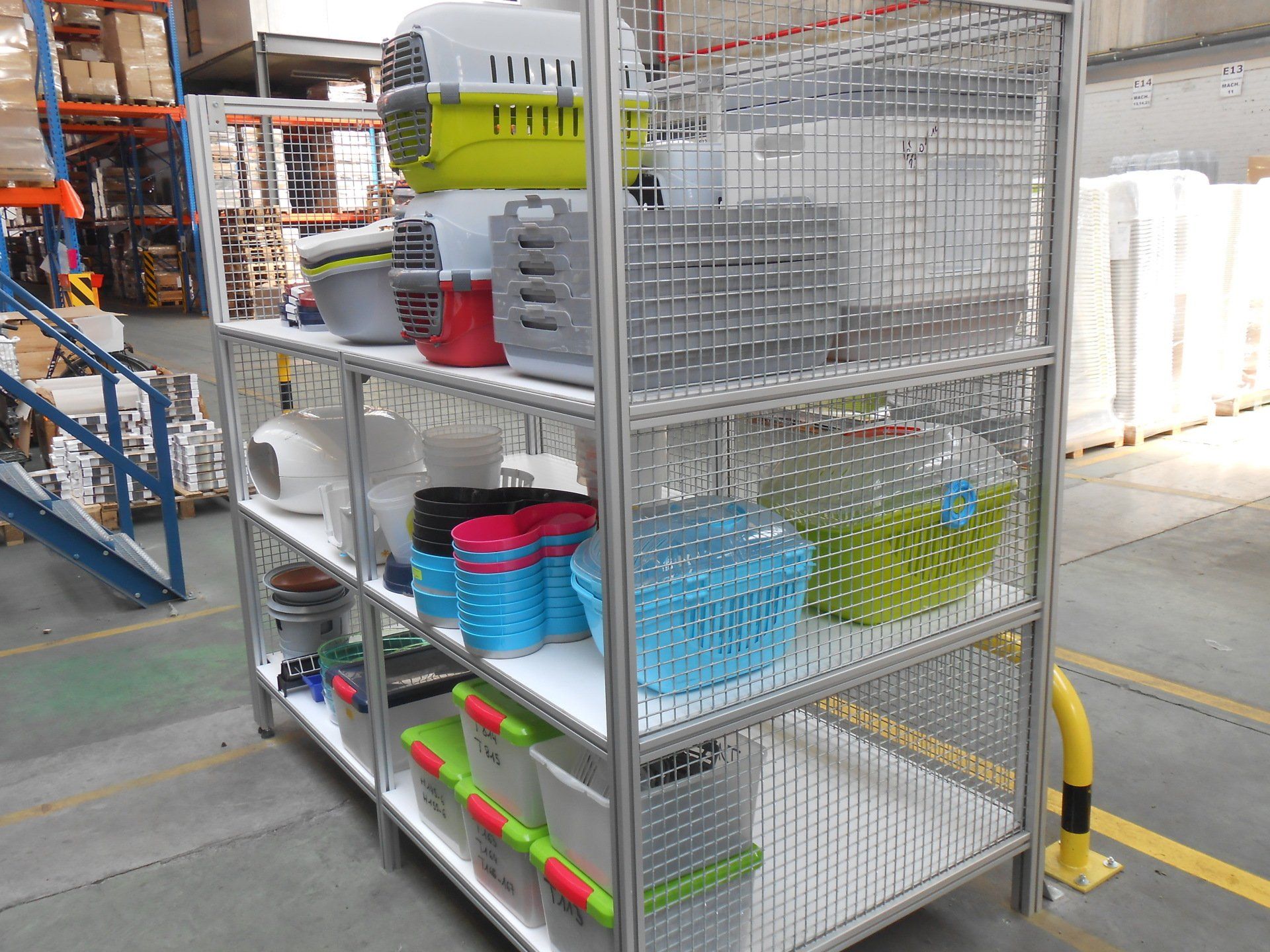 Rek op maat in aluminiumprofielen