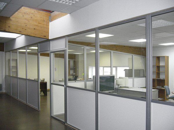 cloison de séparation en profilé aluminium Alumes