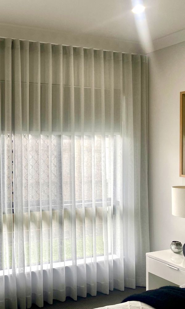 White Sheer Curtain
