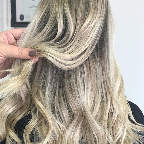 Showing Beautiful Curly Blonde Hair — L.A Hair Design Ballina in Ballina, NSW