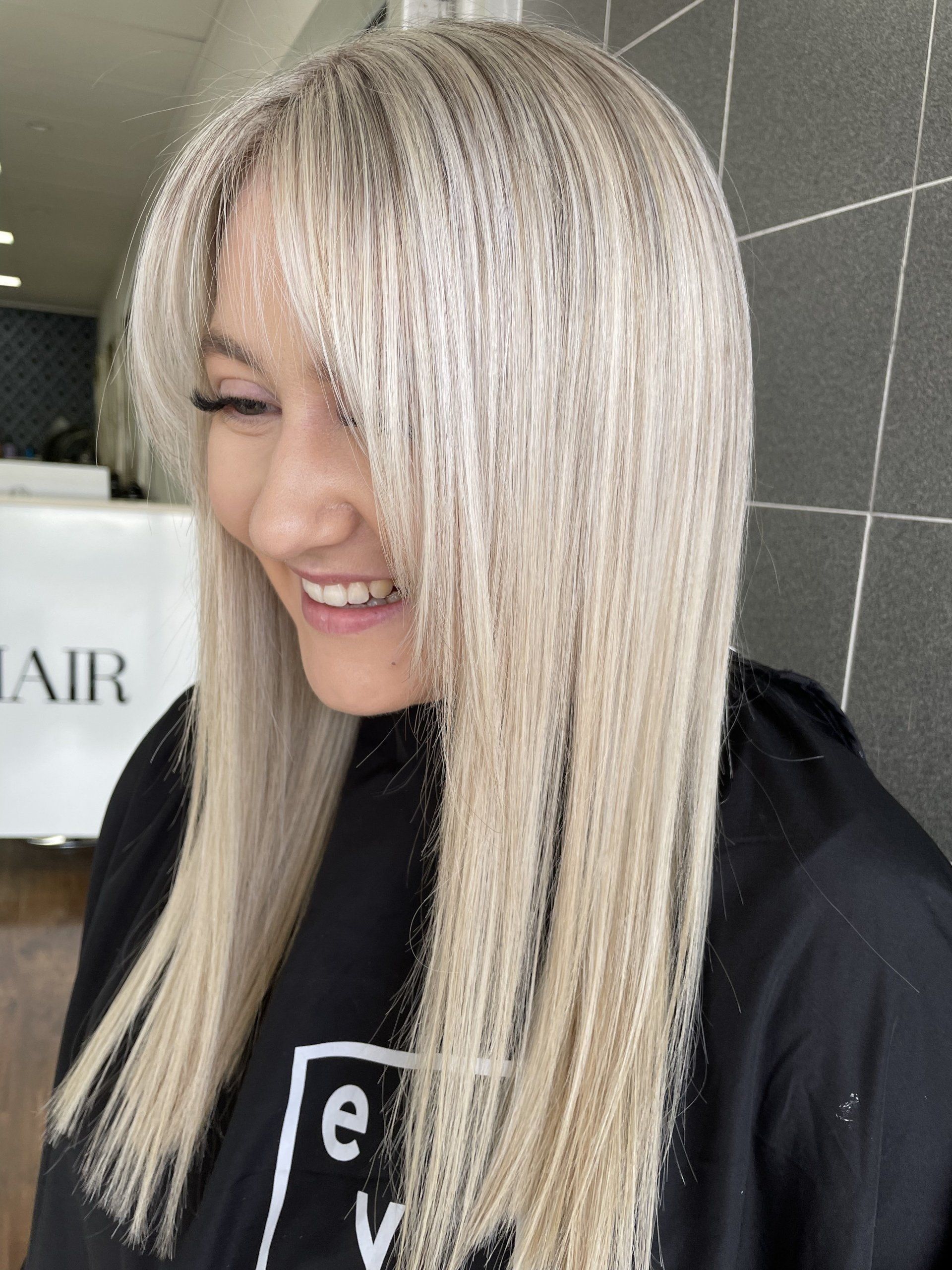 Woman With Blonde Dyed Hair — L.A Hair Design Ballina in Ballina, NSW