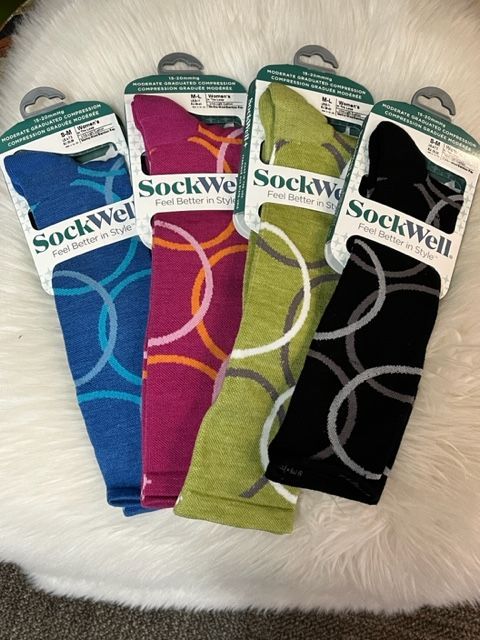 Four pairs of sockwell socks are stacked on top of each other