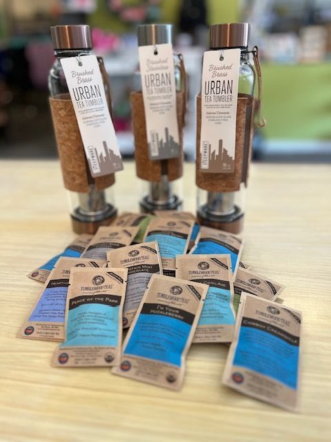 A bottle with a tag that says urban on it