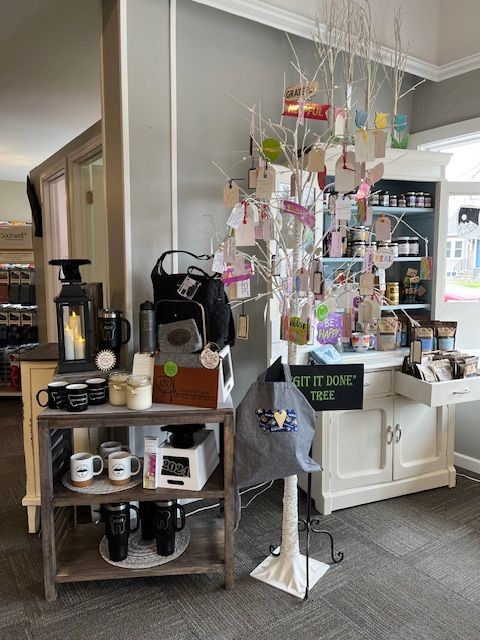 A store with a sign that says let it be free