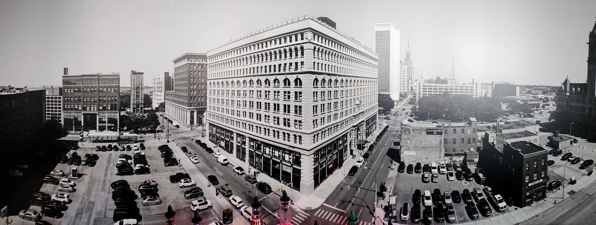 building with many windows