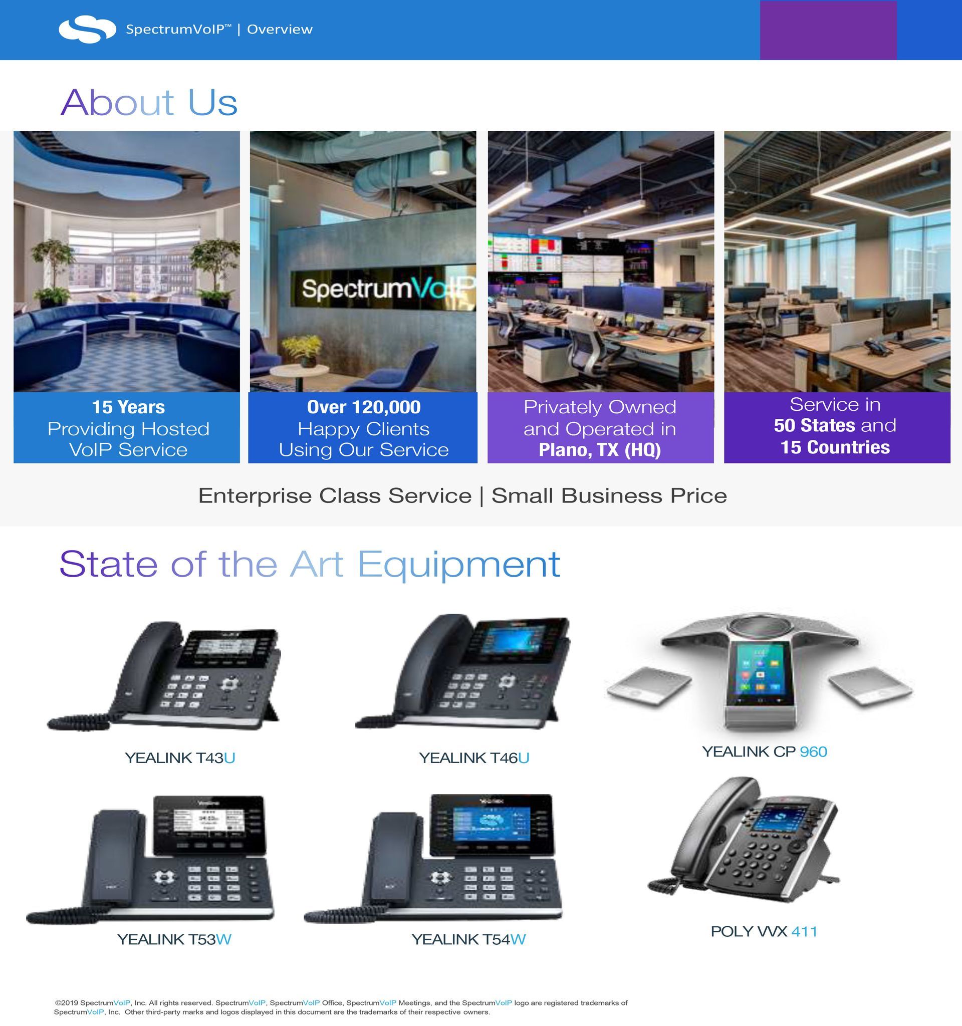 An about us page for a company called state of the art equipment