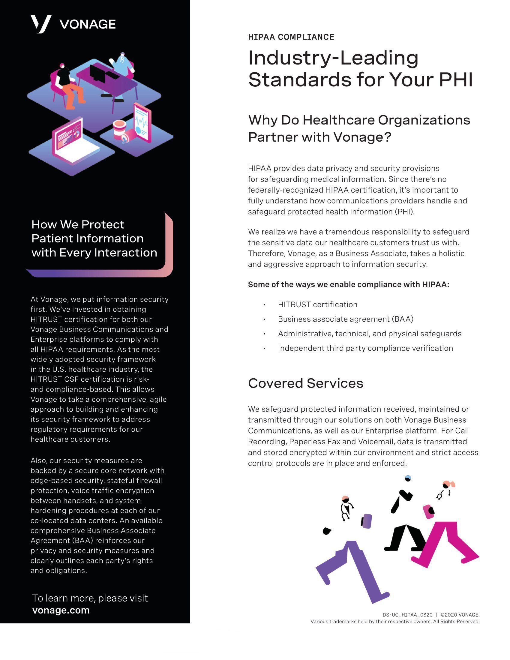 It is a brochure about industry leading standards for your pill.