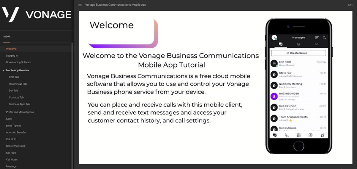 A screenshot of a website with a phone on it.