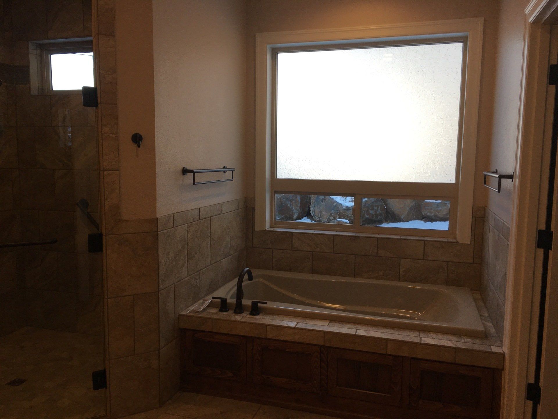 Bath Tub In Front of a Window — Klamath Falls, OR — Rosser Construction Co