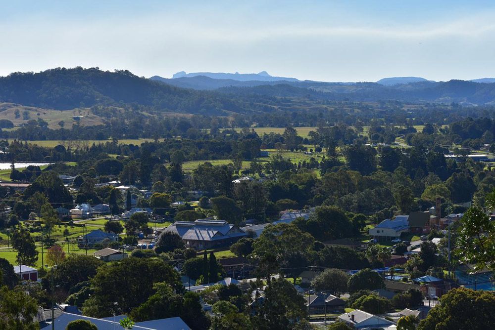 Aerial View Of Kyogle — Urbon Sheds in Kyogle, NSW