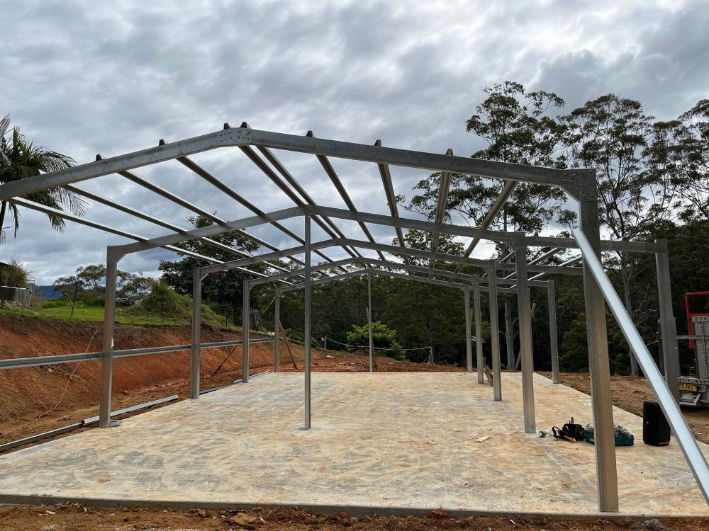 A Brand New Industrial Shed — Urbon Sheds in Uki, NSW