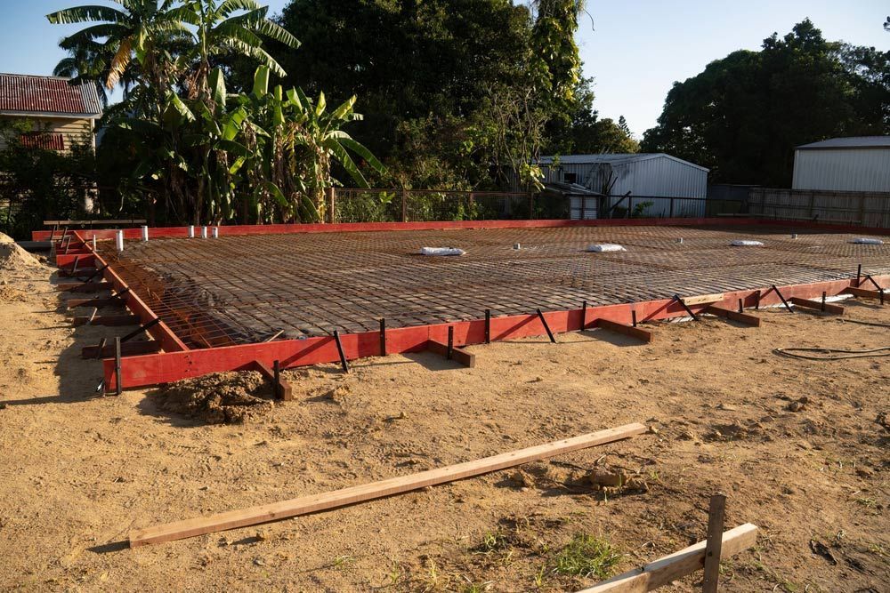 Concrete Footings Foundation — Urbon Sheds in Uki, NSW