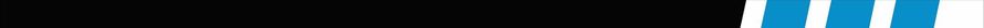 Black background with three vertical light blue stripes and two white stripes on the right.