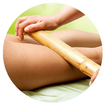 Bamboo massages