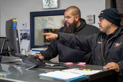 At work in the office | Big Apple Automotive