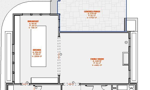 a floor plan of a house with a balcony