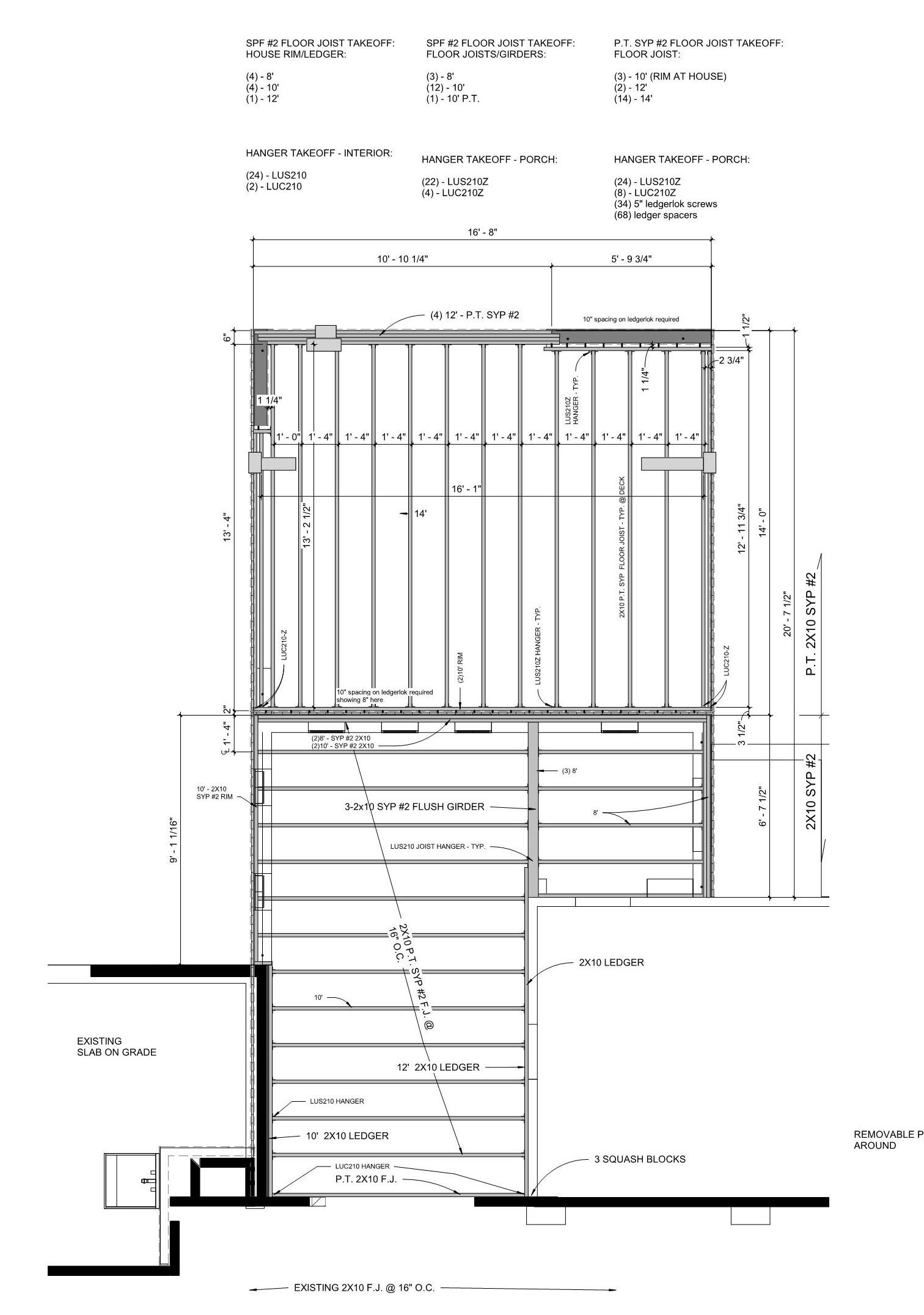 A black and white drawing of a building with measurements
