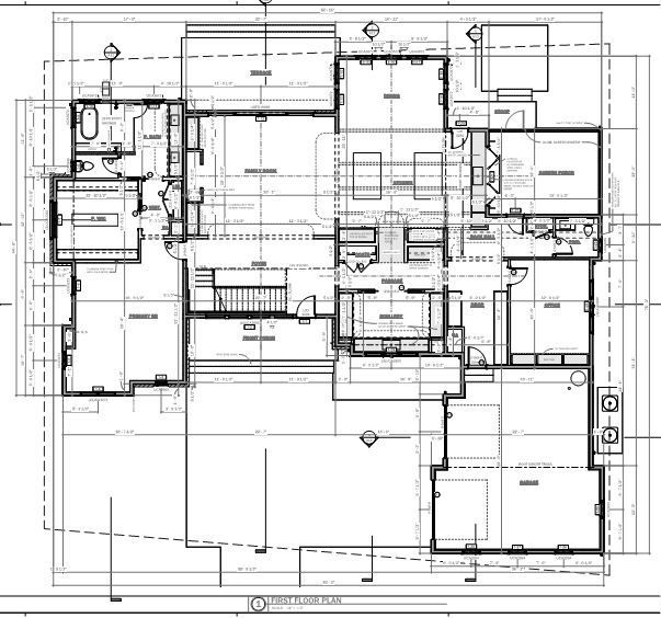 A black and white floor plan of a house.