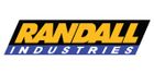 The randall industries logo is yellow and black on a white background.