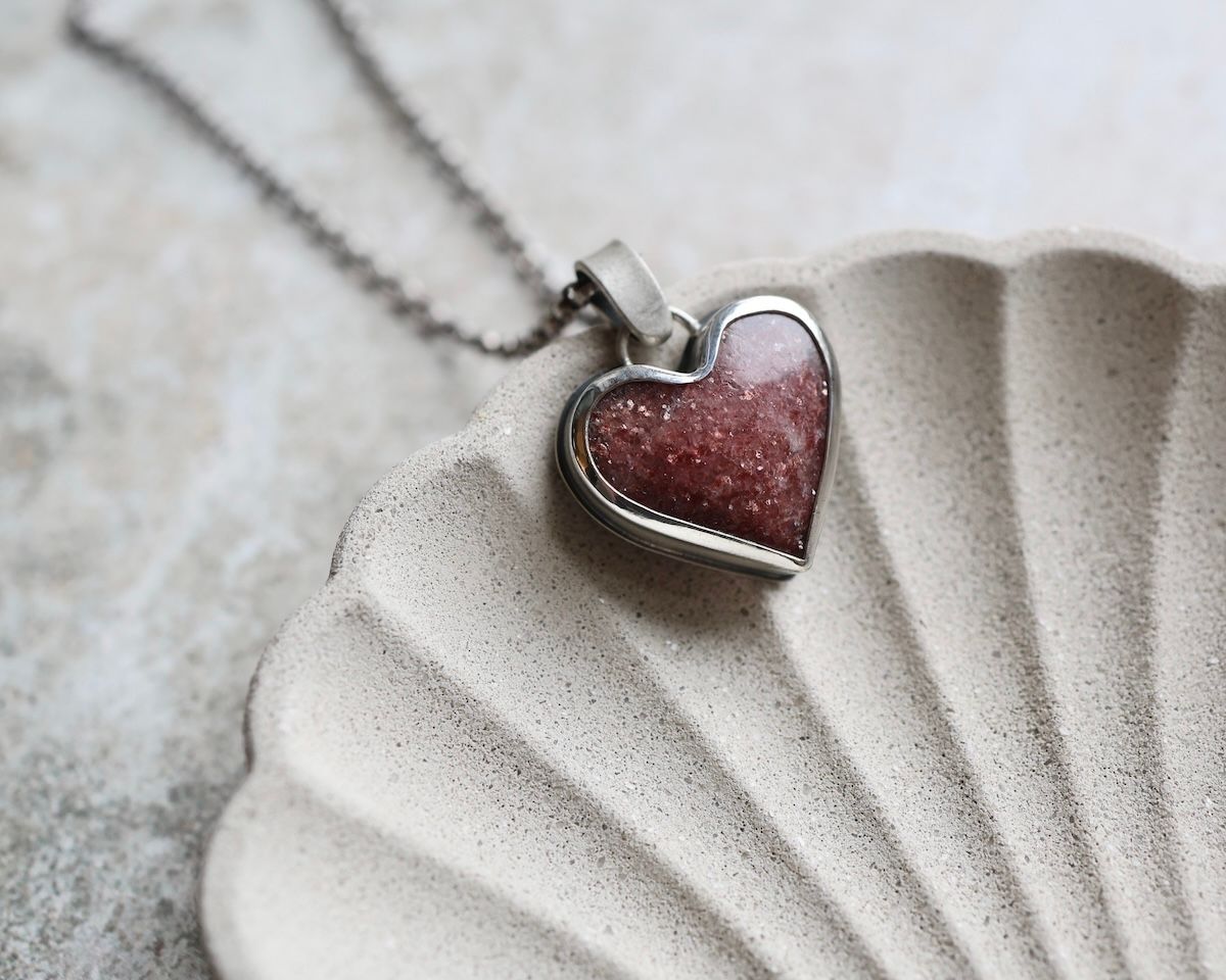 Silver & Crystal Quartz Caged Pendant