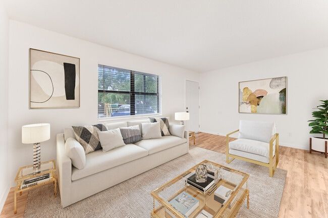 Modern dining table and kitchen