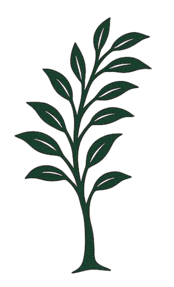 Dark blue ornate letter 