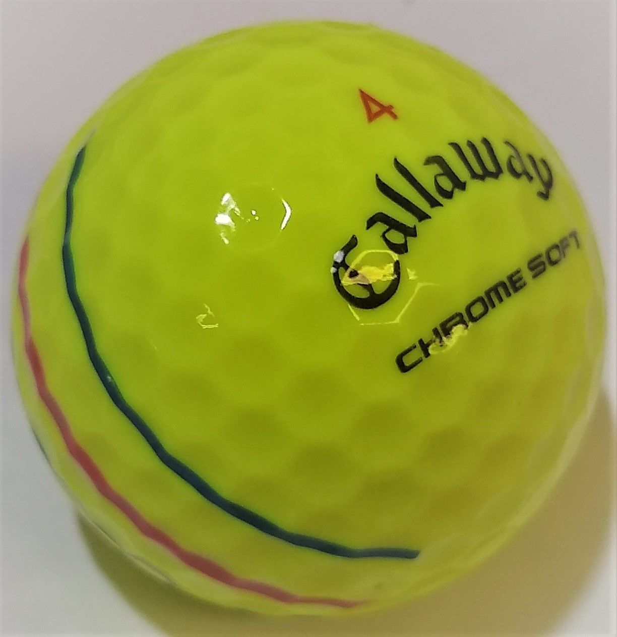 Callaway Chrome Soft Yellow Triple Track