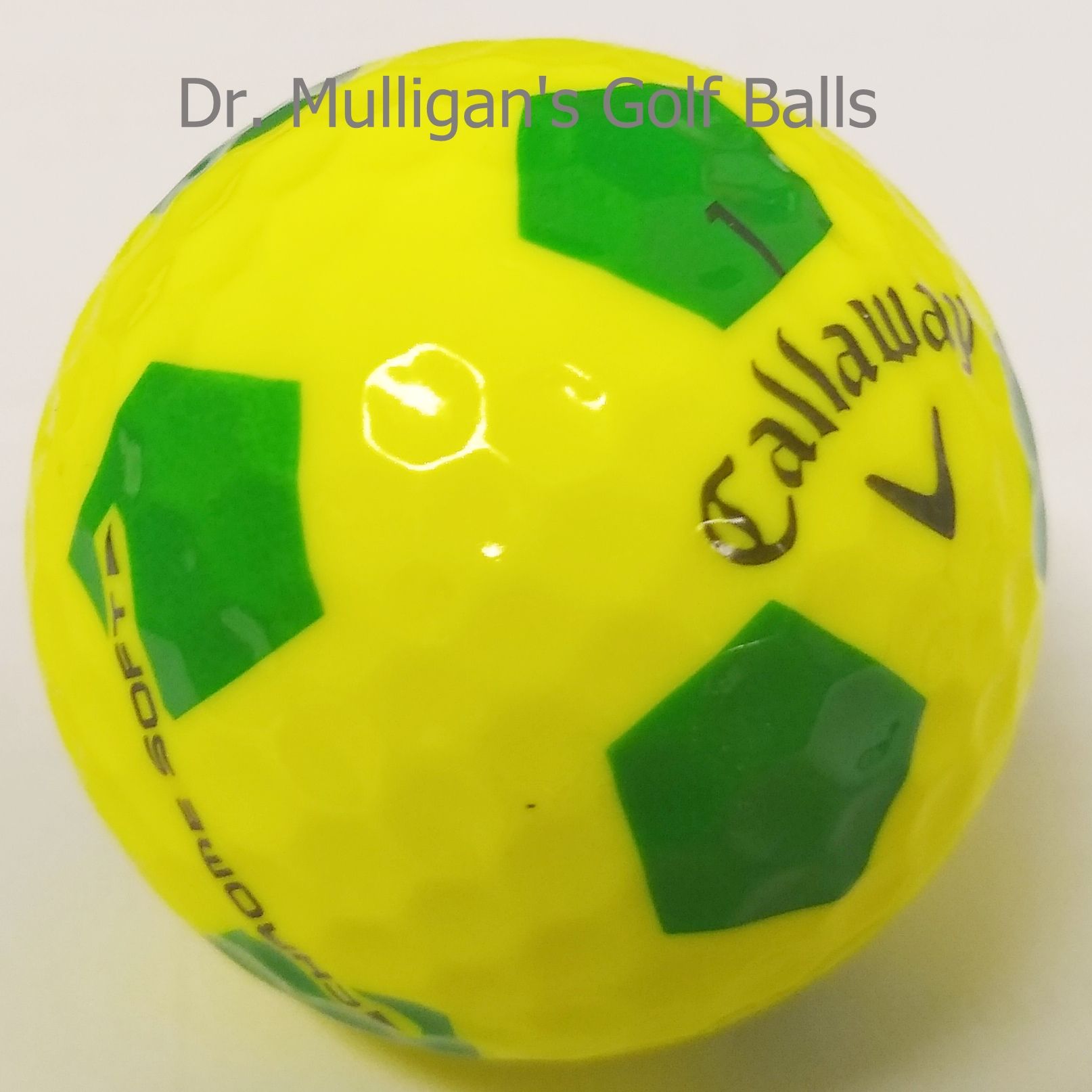 Callaway Chrome Soft TruVis Yellow Green