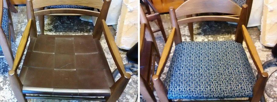 Upholstery repairs by FURNITURE PARAMEDIC