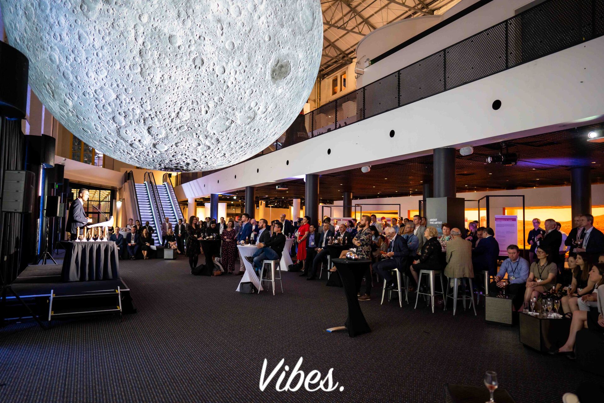 Audio Visual Setup for corporate event at museum