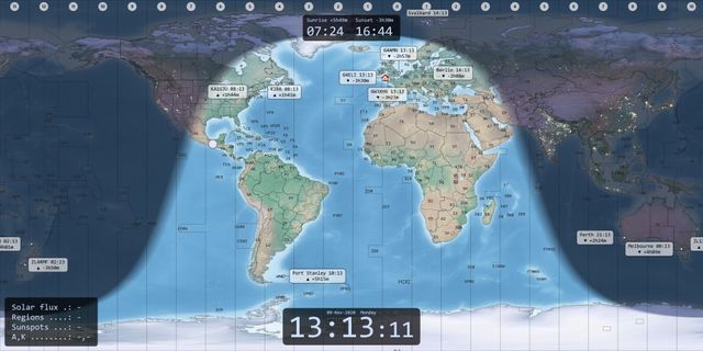ham radio program clock