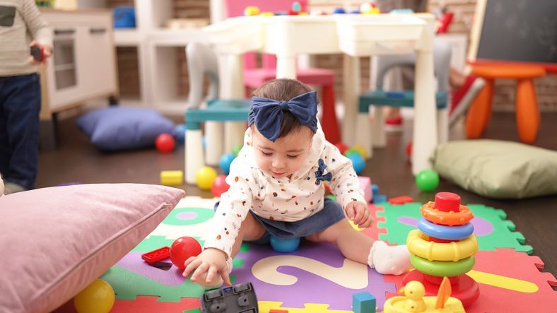 Adorable Toddler Playing – Mendon, NY – Mendon Child Care Center