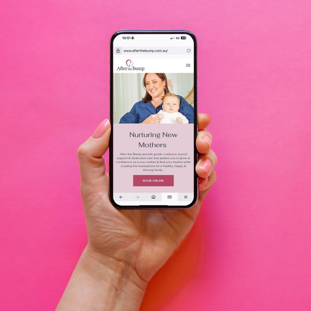 AFTER THE BUMP WEBSITE DESIGN SHOWCASE