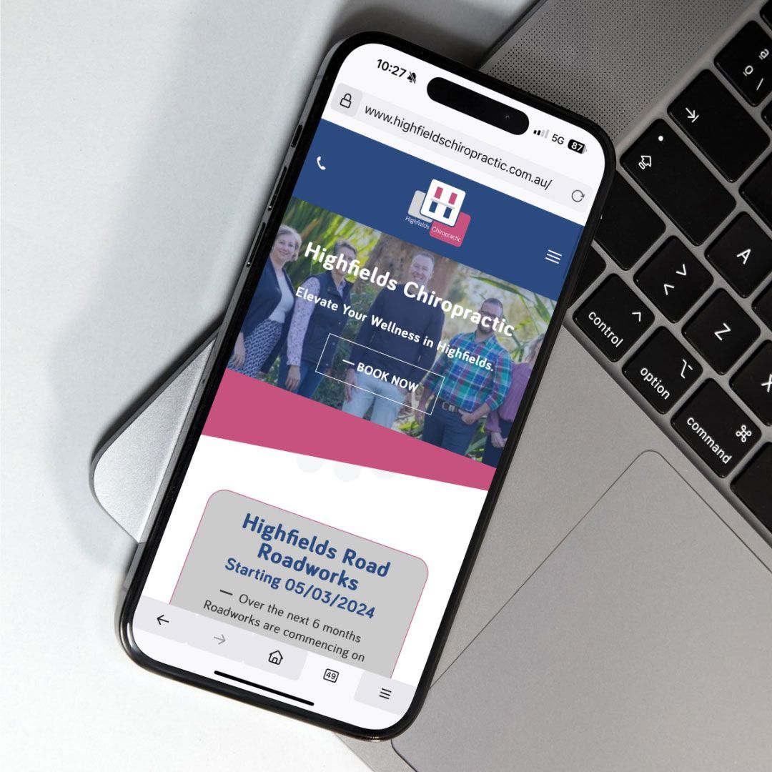 HIGHFIELDS CHIROPRACTIC WEBSITE DESIGN SHOWCASE