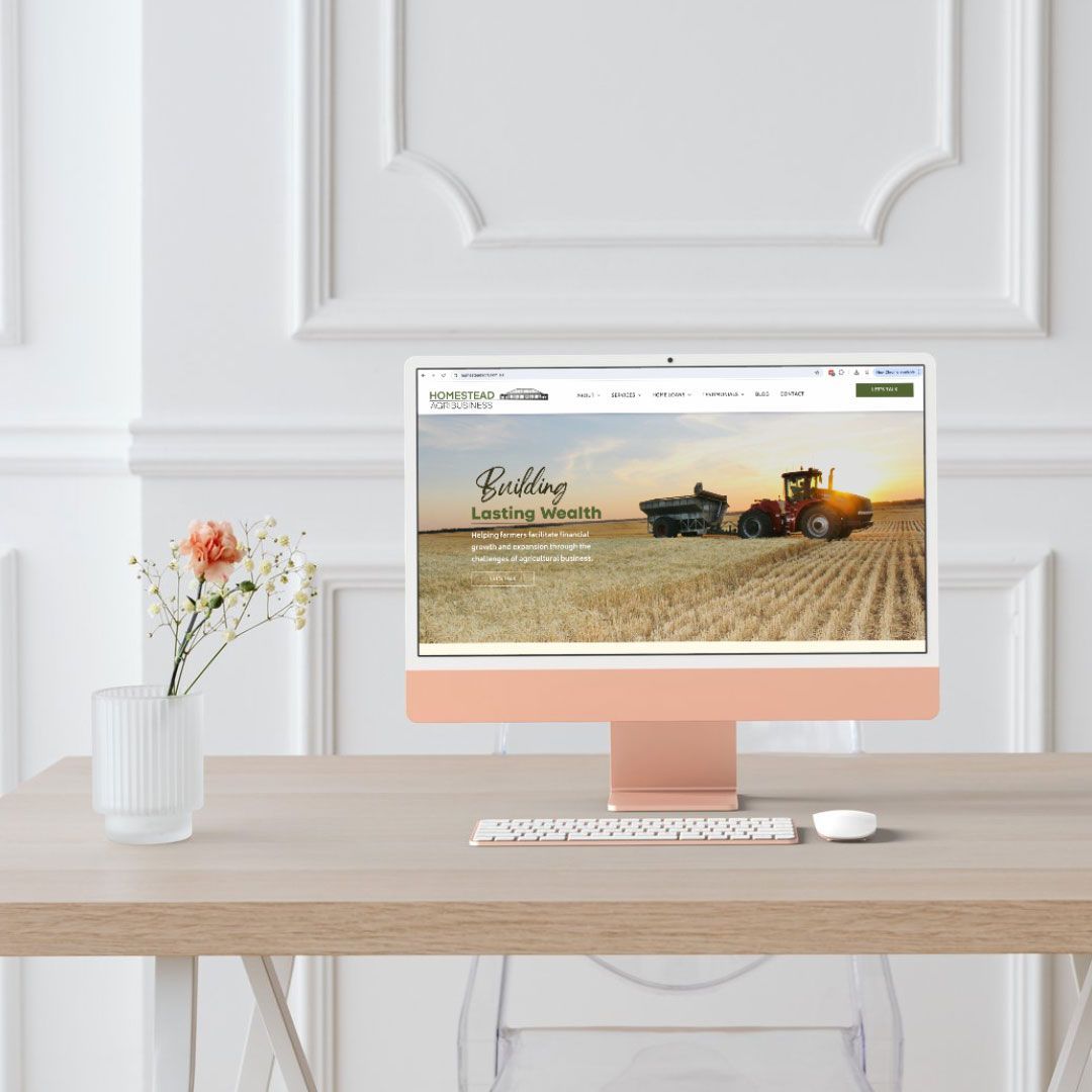 HOMESTEAD AGRIBUSINESS WEBSITE DESIGN SHOWCASE
