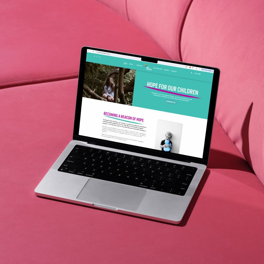 HOPE FOR OUR CHILDREN WEBSITE DESIGN SHOWCASE