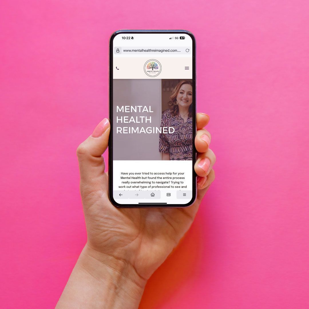 MENTAL HEALTH REIMAGINED WEBSITE DESIGN SHOWCASE