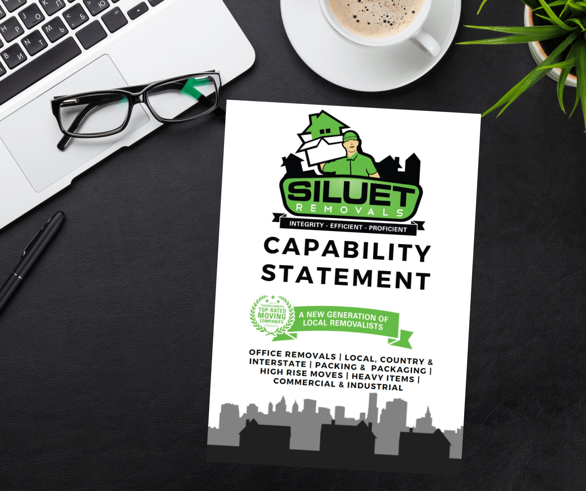 Siluet Removals Capability Statement Design